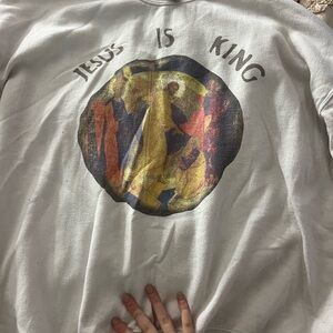 Jesus Is King kanye west inspired sweatshirt